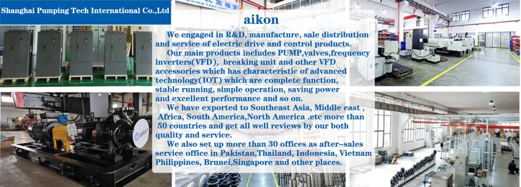 Aikon 220V 380V AC VFD Converter 15kw Frequency Converter Solar Water Pump Inverter Factory Price Frequency Inverter