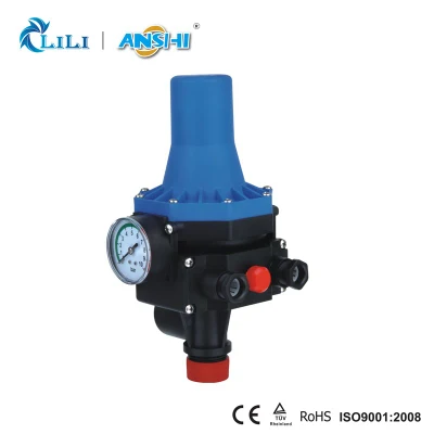 Regolatore di pressione automatico Anshi con manometro per pompa dell'acqua (DSK